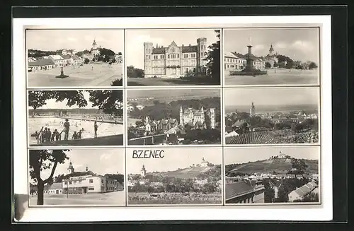 AK Bzenec, Namesti, Kostel, Celkovy pohled