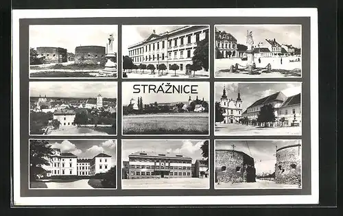 AK Stráznice, Pomnik, Namesti, Celkovy pohled