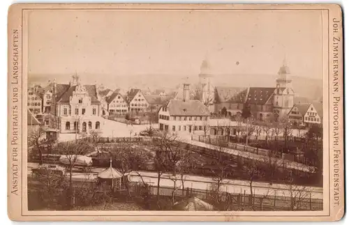 Fotografie Joh. Zimmermann, Freudenstadt, Ansicht Freudenstadt, Blick auf die Evangelische Stadtkirche