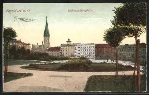 AK Frankfurt /Oder, Hohenzollernplatz