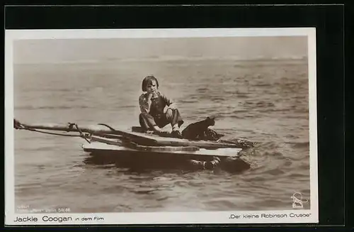 AK Schauspieler Jackie Coogan im Film Der kleine Robinson Crusoe