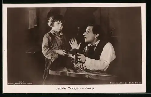 AK Schauspieler Jackie Coogan im Film Daddy