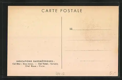 Künstler-AK Lotterie Nationale, Vogel im Käfig