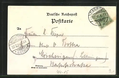 AK Holzspielzeug am Zaun