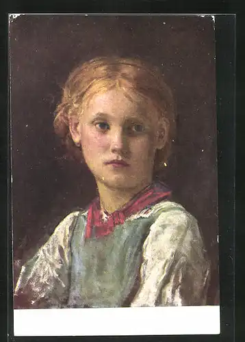 Künstler-AK Das Erdbeeri Mareili, Pro Juventute