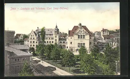 AK Jena, Lesehalle und Volkshaus, Carl Zeiss-Stiftung