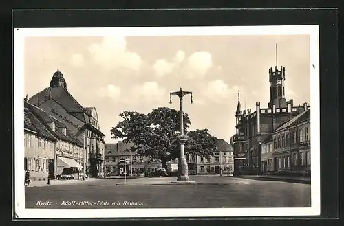 AK Kyritz, Platz mit Rathaus