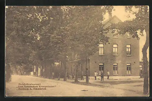 AK Hüthum b. Emmerich, Hotel Restaurant zum Deutschen Kronprinzen