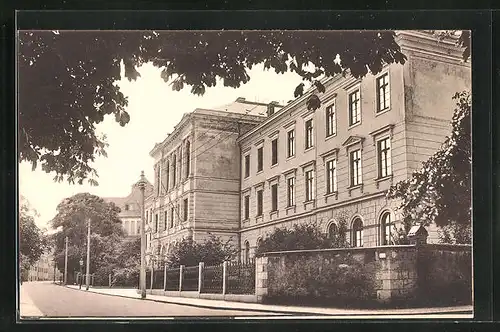 AK Freiberg, Blick auf das Gymnasium Albertinum