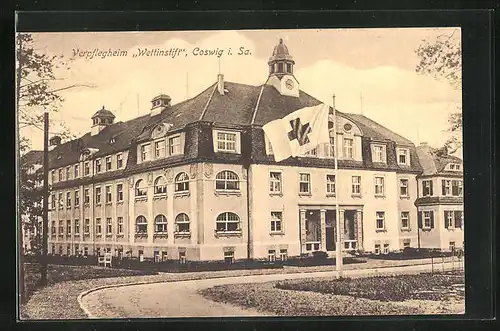 AK Coswig i. Sa., Verpflegeheim Wettinstift