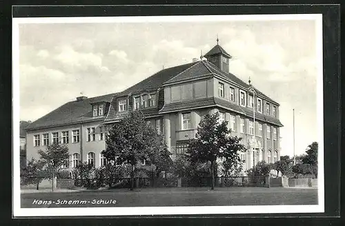 AK Riesa, Totalansicht der Hans-Schemm-Schule