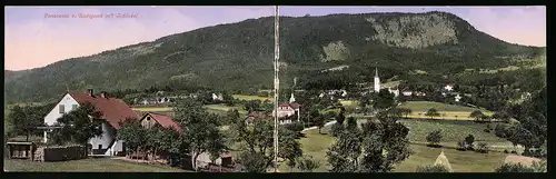 Klapp-AK Radegund, Panorama mit Schöckel