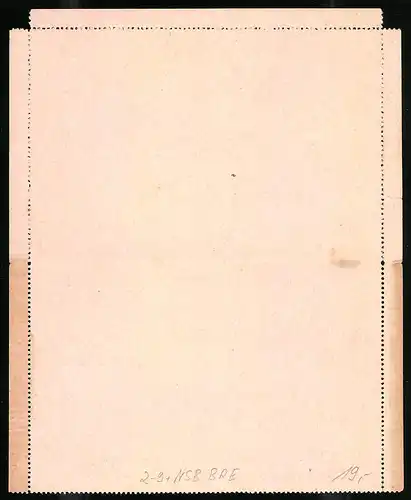 Klapp-AK Breslau, Private Stadtpost Hansa