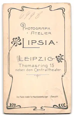 Fotografie Atelier Lipsia, Leipzig, Thomasring 15, Junge Frau mit hochgestecktem Haar