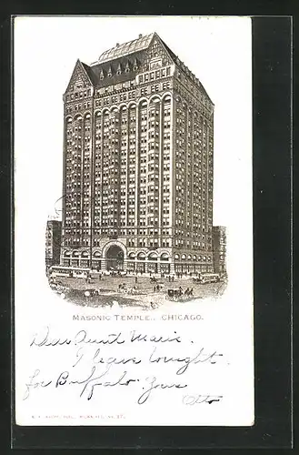 AK Chicago, IL, Masonic Temple