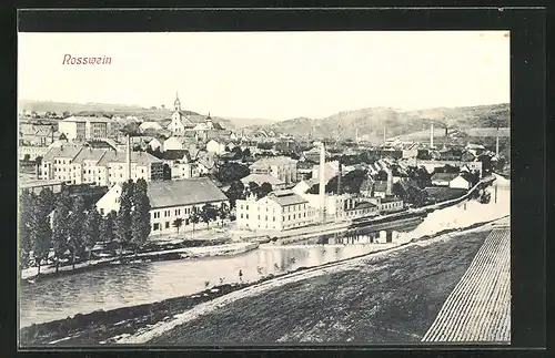 AK Rosswein, Panorama mit Fluss