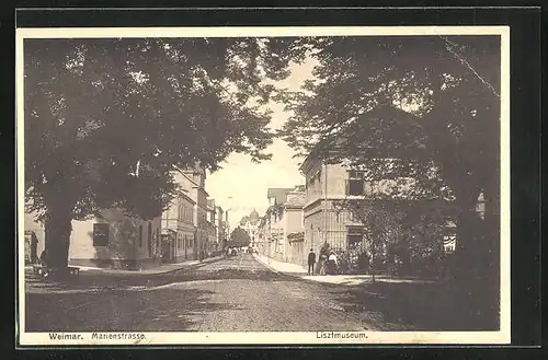 AK Weimar, Lisztmuseum an der Marienstrasse