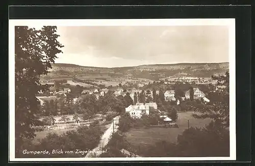 AK Gumperda, Blick vom Ziegeleihügel