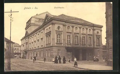 AK Döbeln i. Sa., Stadttheater