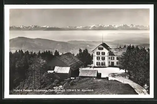 AK Blauen /Schwarzwald, Hotel und Pension Hochblauen