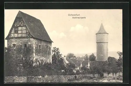 AK Ochsenfurt, Stadtmauerpartie