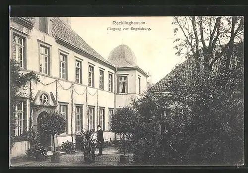 AK Recklinghausen, Eingang zur Engelsburg