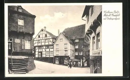 AK Mülheim an der Ruhr, Gasthaus, Mäusefalle mit Tersteegenhaus