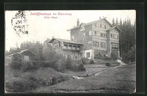 AK Elgersburg, Gasthof Schöffenhaus