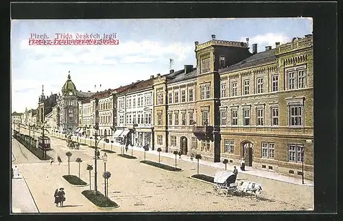 AK Plzen, Trida ceskych legii, Strassenbahn