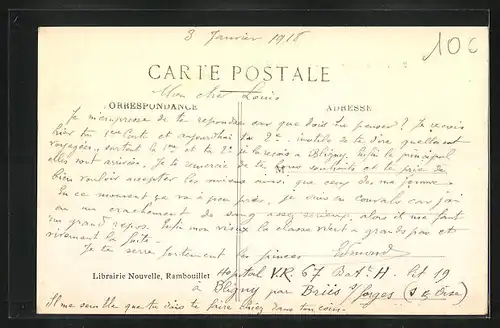 AK Fontenay-les-Briis, Route de Briis