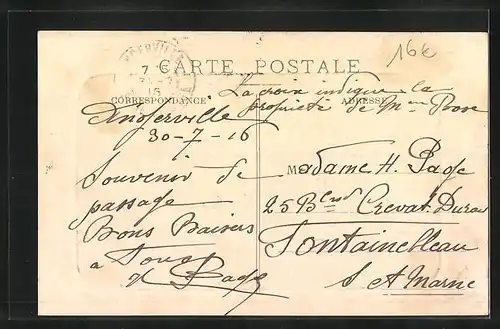 AK Angerville, Rue de Dourdan