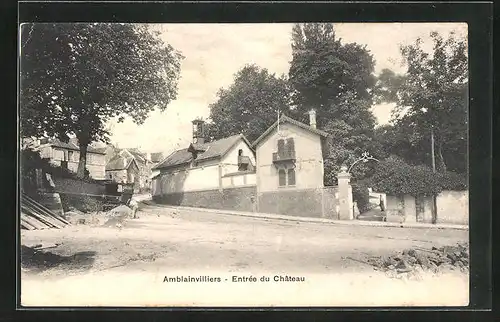 AK Verrieres-le-Buisson, Amblainvilliers, Entrée du Château