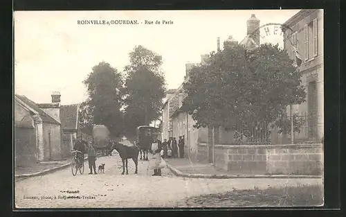 AK Roinville-sous-Dourdan, Rue de Paris
