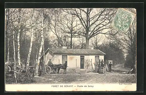 AK Soisy-Sur-Seine, Foret de Sénart