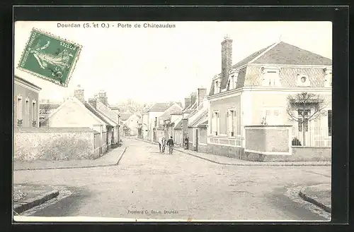 AK Dourdan, Porte de Châteaudun