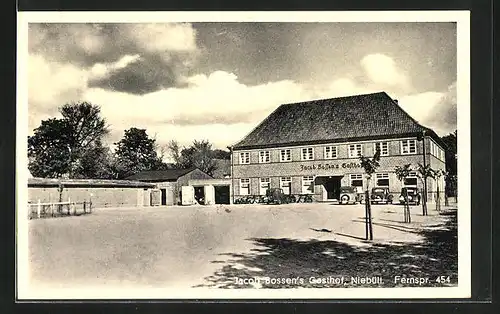 AK Niebüll, Gasthaus Jacob Bossen