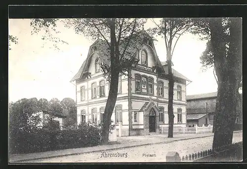 AK Ahrensburg, Strasse am Postamt