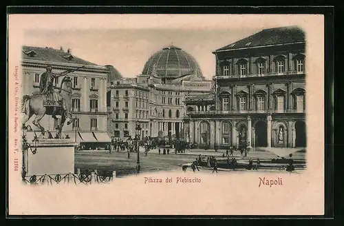 Relief-AK Napoli, Piazza del Plebiscito