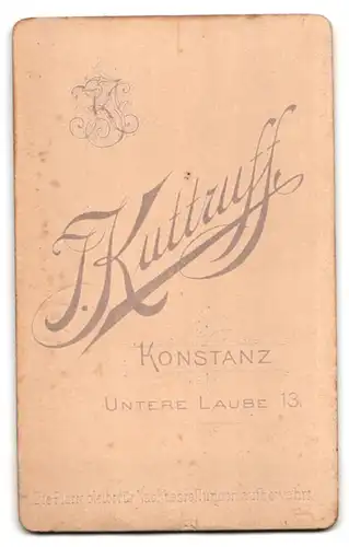 Fotografie J. Kuttruff, Konstanz, Untere Laube 13, Junger Soldat in Uniform