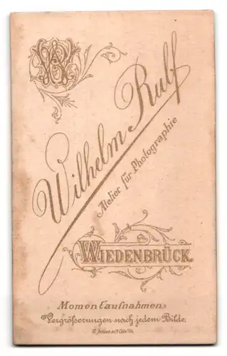 Fotografie Wilhelm Rulf, Wiedenbrück, Portrait eines Mannes im Anzug