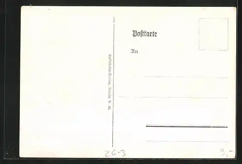 Künstler-AK Döbrich-Steglitz: Jägerpatrouille, Jäger-Batl. 10. X. A. R.