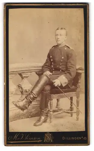 Fotografie M. J. Simson, Dillenburg a. D., Portrait Chevauleger in Uniform 2. Chev. Rgt.