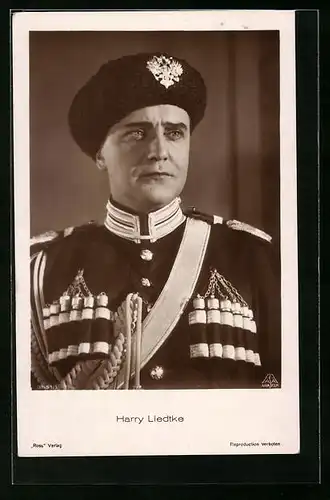 AK Schauspieler Harry Liedtke in Uniform