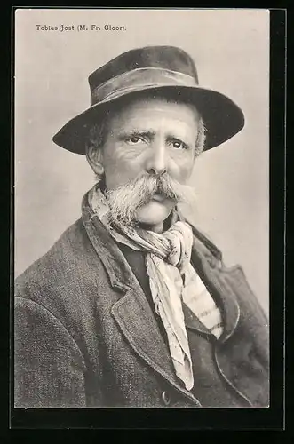 AK Schauspieler Tobias Jost als Landstreicher, 1912