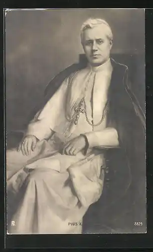 AK Portrait von Papst Pius X.