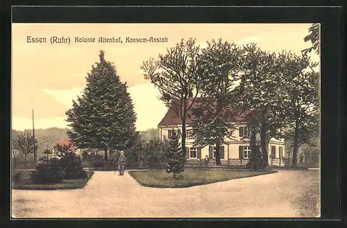 AK Essen /Ruhr, Kolonie Altenhof, Konsum Anstalt