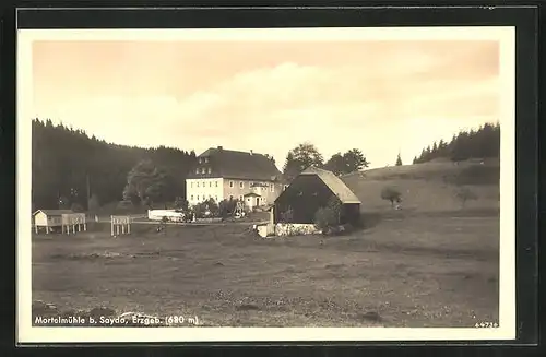 AK Sayda /Erzgeb., Gasthaus Mortelmühle