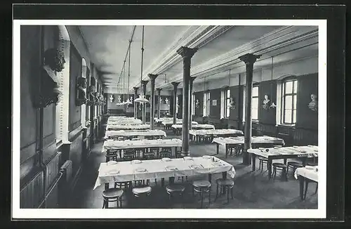 AK Meissen, St. Afra, Fürsten- u. Landesschule, Speisesaal, Cönakel