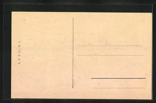 AK Wien, Opernring aus der Vogelschau, Strassenbahn