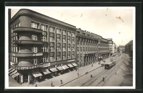 AK Mor. Ostrava, Nadrazni trida, Strassenbahn